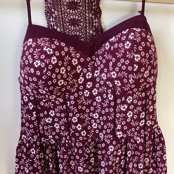 Purple and White Xhilaration Dress - Picture 2 of 6